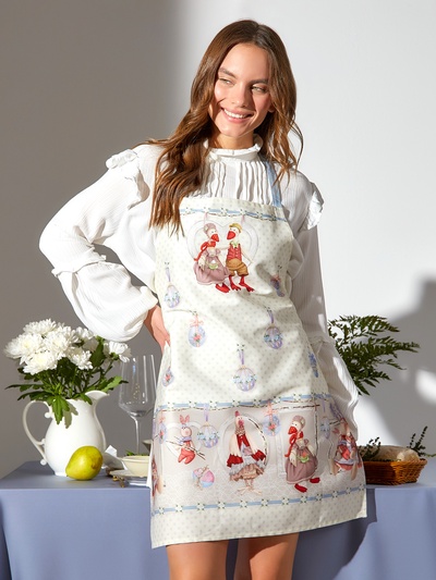 Фартук Этель «Пасхальные Тильды» 60×70 см, 100% хлопок, саржа 190 г/м²