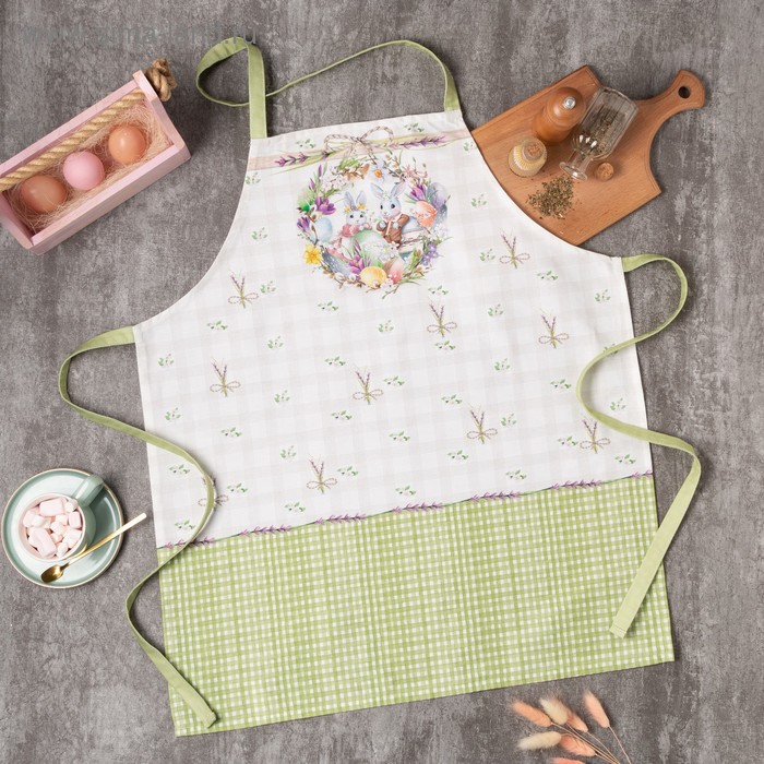 Фартук Этель «Уютная Пасха» 60×70 см, 100% хлопок, саржа 190 г/м²