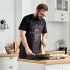 Фартук кухонный мужской «Этель. Король на кухне», 70×60 см, 100% хлопок, саржа 190 г/м² - Фото 2