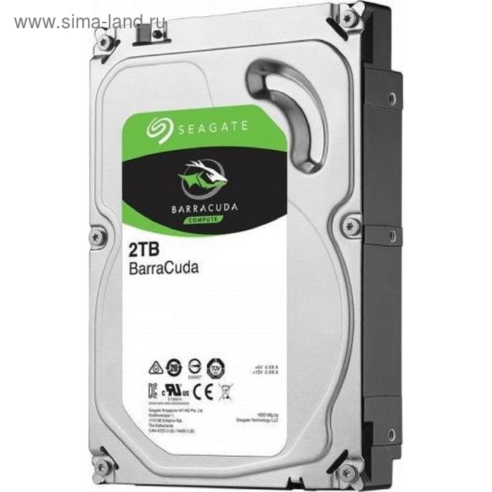 Жесткий диск Seagate Original Barracuda, 2Тб, SATA-III, 3.5" - Фото 1