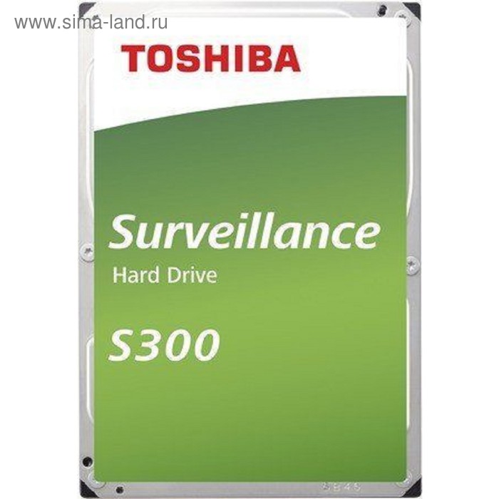 Жесткий диск Toshiba Surveillance S300, 10Тб, SATA-III, 3.5" - Фото 1