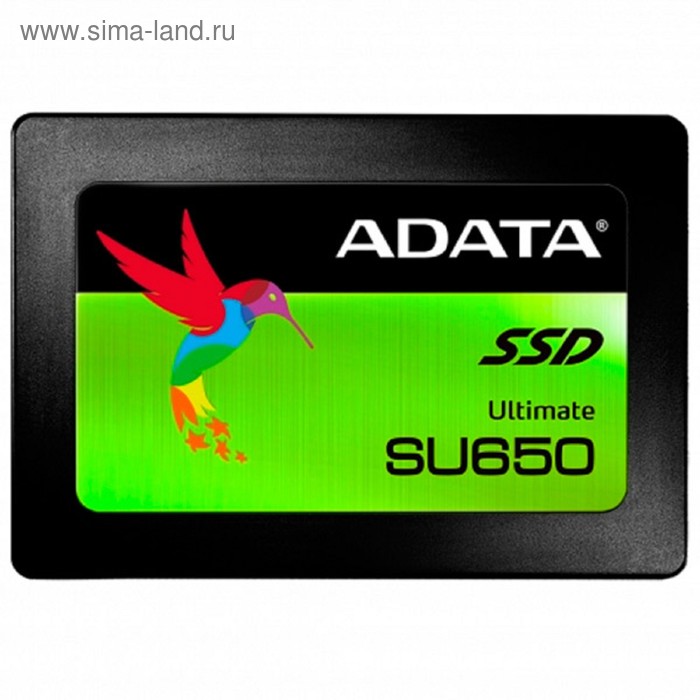 Накопитель SSD A-Data Ultimate SU650 ASU650SS-120GT-R, 120Гб, SATA III, 2.5" - Фото 1