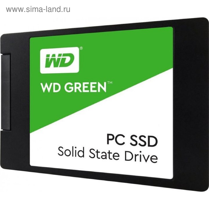Накопитель SSD WD Original Green WDS480G2G0A, 480Гб, SATA III, 2.5" - Фото 1