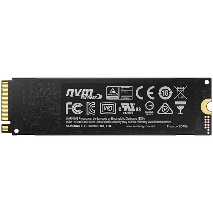 Накопитель SSD Samsung 970 EVO Plus M.2 2280 MZ-V7S500BW, 500Гб, PCI-E x4 - фото 51297174