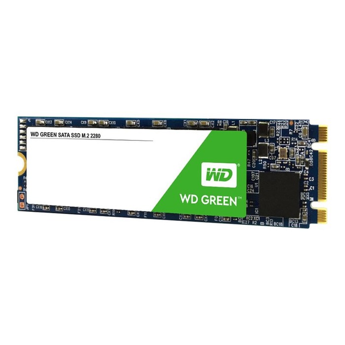 Накопитель SSD WD Original M.2 2280 WDS480G2G0B, 480Гб, SATA III, зеленый