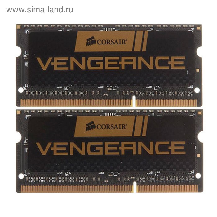 Память DDR3 Corsair CMSX8GX3M2A1600C9, 4Гбx2, PC3-12800, 1600 МГц, SO-DIMM - Фото 1