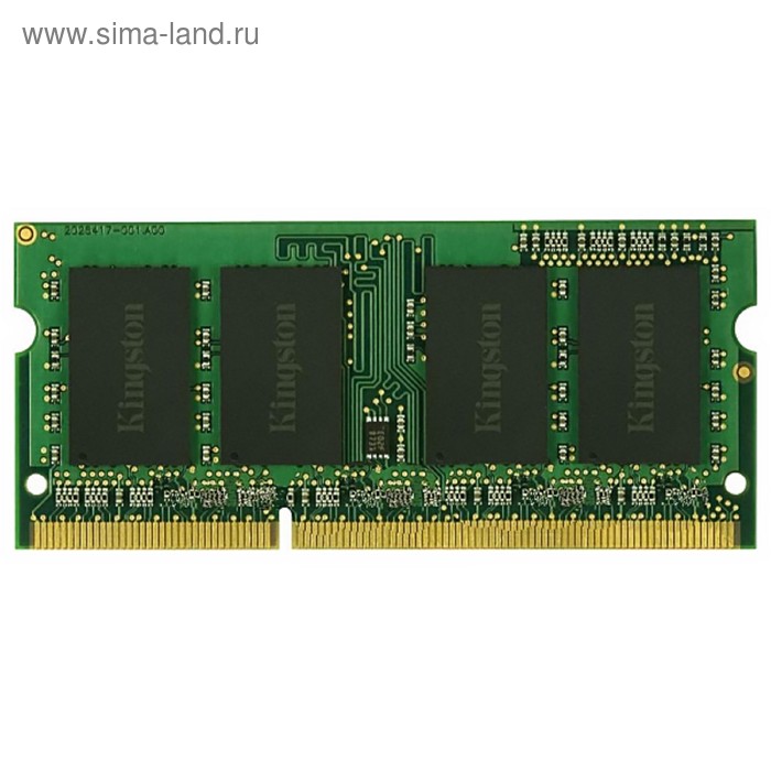 Память DDR4 Kingston KVR24S17S8, 8Гб, 2400 МГц, PC4-19200, SO-DIMM - Фото 1