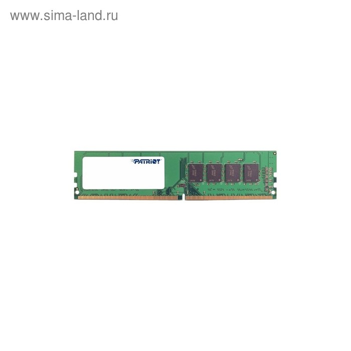 Память DDR4 Patriot PSD44G266681, 4Гб, 2666 МГц, PC4-21300, DIMM - Фото 1