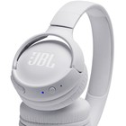 Наушники JBL T500BT, накладные, беспроводные, Bluetooth 4.1, белые - Фото 3