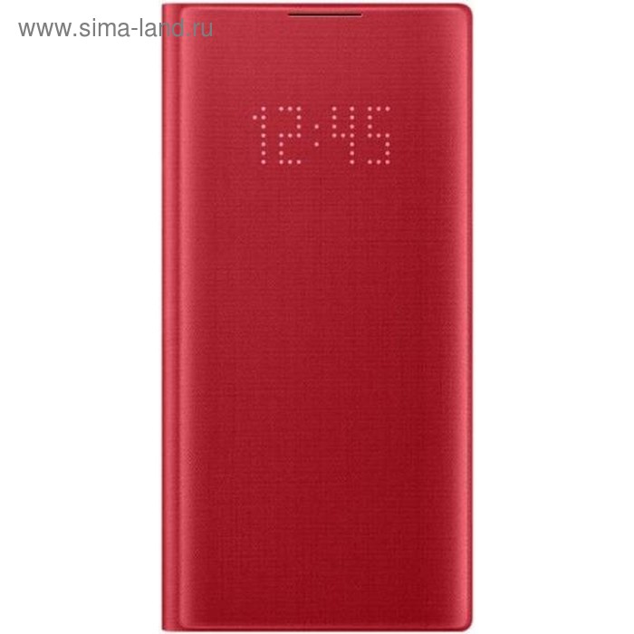 Чехол флип-кейс для Samsung Galaxy Note 10 LED View Cover, красный (EF-NN970PREGRU) - Фото 1