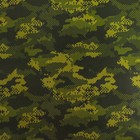 Бумага упаковочная, "Камуфляж №2", 49 х 70 см (комплект 10 шт) - фото 23376480