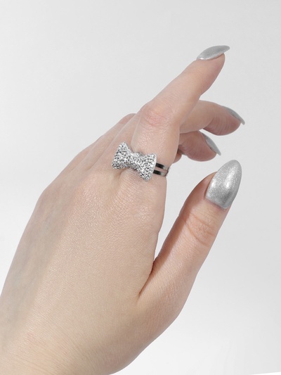 Кольцо «Бантик» безразмерное, МИКС