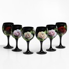 Набор бокалов для вина "Жостово" 6 шт, 220 мл - фото 319706366
