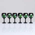Набор бокалов для вина "Цветы" 6 шт, 220 мл, микс - Фото 3