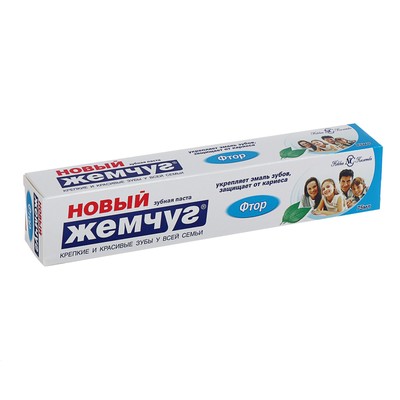 Зубная паста «Новый жемчуг», фтор, 75 мл