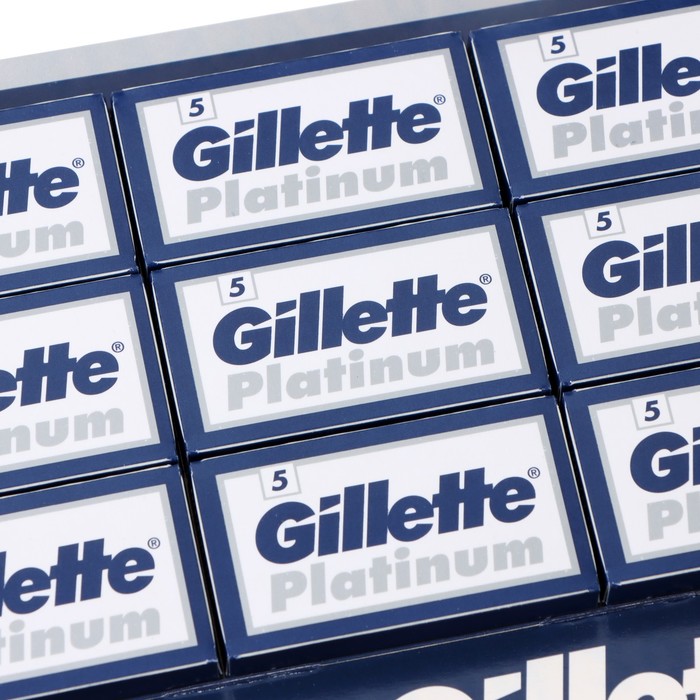 Сменные лезвия Gillette Rubie Platinum для безопасных бритв 5шт