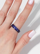 Кольцо с надписью «Спаси и сохрани», размер МИКС, цветные в серебре - Фото 3