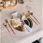 УЦЕНКА Набор столовых приборов «Оску. Пинк», 4 предмета, золотой - Фото 6