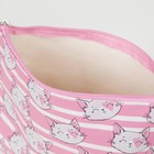 Косметичка простая, отдел на молнии, цвет розовый - Фото 4