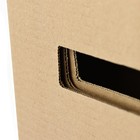 Коробка с крышкой 250 x 340 x 260 мм, Calligrata, микрогофрокартон, коричневый - Фото 4