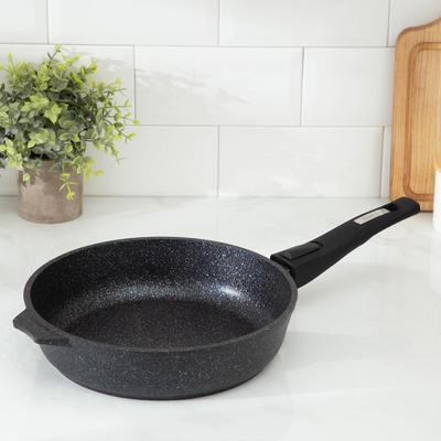 Сковорода Мечта «Гранит Star», d=26 см, съёмная ручка, антипригарное покрытие, тёмно-синяя