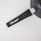 Ковш «Гранит Stаr», 1,7 л, съёмная ручка, стеклянная крышка, антипригарное покрытие, цвет чёрный - Фото 6