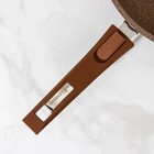 Сковорода - вок Мечта «Гранит Brown», d=28 см, съёмная ручка, антипригарное покрытие, литой алюминий, коричневая - Фото 4