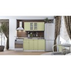 Кухня Нова 1.5 м, МДФ, Белый/Фисташка - Фото 1