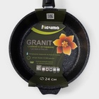 Сковорода Мечта «Гранит Star», d=24 см, съёмная ручка, антипригарное покрытие, литой алюминий, чёрная - Фото 6