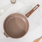 Сковорода Мечта «Гранит Brown», d=26 см, антипригарное покрытие, съёмная ручка, литой алюминий, МИКС - Фото 2