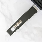 Сковорода-гриль квадратная «Гранит», 26×26 см, пластиковая ручка, стеклянная крышка, антипригарное покрытие, цвет серый - Фото 4