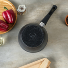 Набор посуды «Гранит Star»: сковорода d=26 см, ковш 1.7 л, кастрюля 5 л, антипригарное покрытие, тёмно-синий - Фото 4