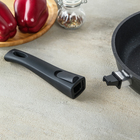 Набор посуды «Гранит Star»: сковорода d=26 см, ковш 1.7 л, кастрюля 5 л, антипригарное покрытие, тёмно-синий - Фото 7