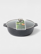 Жаровня Мечта «Гранит Star», 4 л, d=30 см, стеклянная крышка, антипригарное покрытие, серая - Фото 14