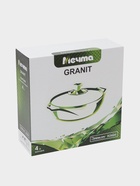 Жаровня Мечта «Гранит Star», 4 л, d=30 см, стеклянная крышка, антипригарное покрытие, серая - Фото 15