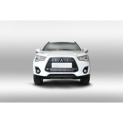 Декоративные элементы решетки радиатора (хром. загл) d16 "Mitsubishi ASX" 2013-2016, MASX.92.2773
