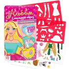 Раскраска - альбом «Стильный образ», 72 стр., с наклейками и трафаретами - Фото 1