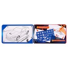 Раскраска - альбом «Крутые тачки», 72 стр., с наклейками и трафаретами - Фото 2