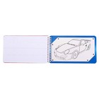 Раскраска - альбом «Крутые тачки», 72 стр., с наклейками и трафаретами - Фото 4