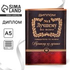 Диплом «Лучшему во всем», А5, 21×15 см - Фото 1