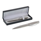 Ручка подарочная «Изгиб», шариковая, поворотная, в кожзам футляре - Фото 2