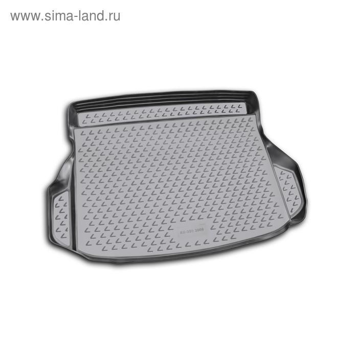 Коврик в багажник Lexus RX350 2009-2015, кросс. для полноразмерной запаски, серый