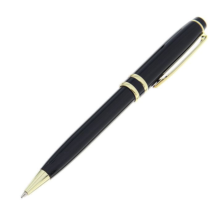 Ручка подарочная, шариковая "Крона" в кожзам футляре, поворотная - фото 1908227284