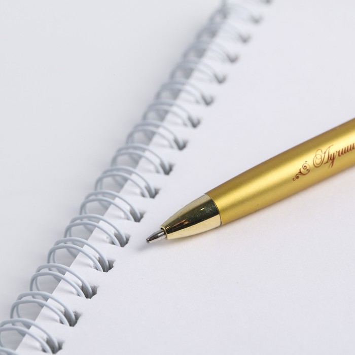 Ручка в подарочном конверте «Для лучшего учителя», металл, синяя паста, 1.0 мм - фото 1905630642
