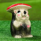 Садовая фигура "Ёжик с грибом", разноцветная, 17 см - Фото 2