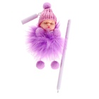 Ручка-прикол Calligrata «Пупс в шапочке», чёрный стержень, гелевая, МИКС - Фото 7