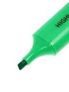 Маркер-текстовыделитель, скошенный наконечник, узел 5 мм, зелёный - Фото 3