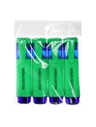 Маркер-текстовыделитель, скошенный наконечник, узел 5 мм, зелёный - Фото 5