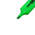 Маркер текстовыделитель наконечник скошенный 5 мм, зелёный - Фото 6