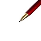 Ручка подарочная, шариковая, в пластиковом футляре, поворотная, "Фрэнсис", бордовый с золотистыми вставками - фото 9503125